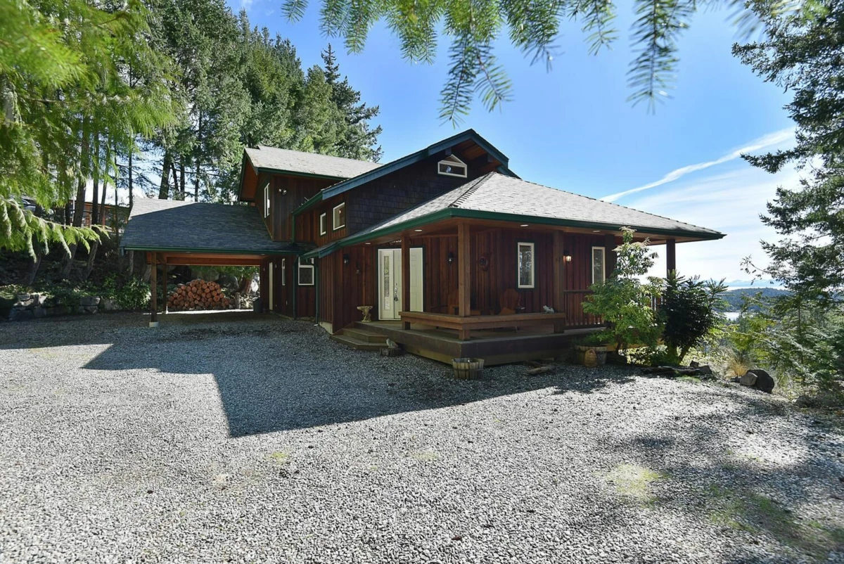 Exterior Rear Photo of 4862 Hotel Lake Road, Garden Bay, BC