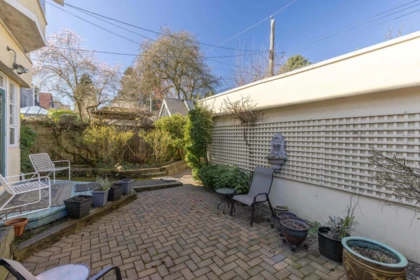 Aerial View of 4367 W 15th Avenue, Vancouver, BC