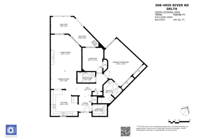 Front Yard Photo of 308 4955 River Road, Delta, BC