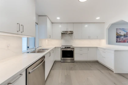 Kitchen Island Photo of 308 4955 River Road, Delta, BC