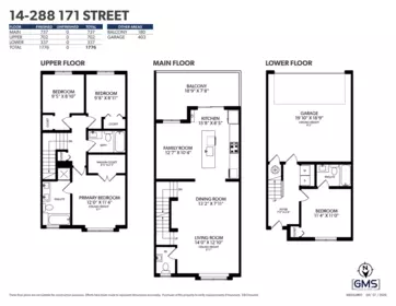 14 288 171 Street, Surrey, BC, Surrey — Townhouse for sale
