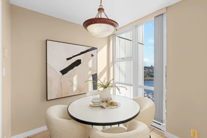 Kitchen Island Photo of 1703 1077 Marinaside Crescent, Vancouver, BC