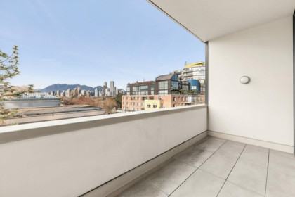 Aerial View of 501 1510 W 6th Avenue, Vancouver, BC