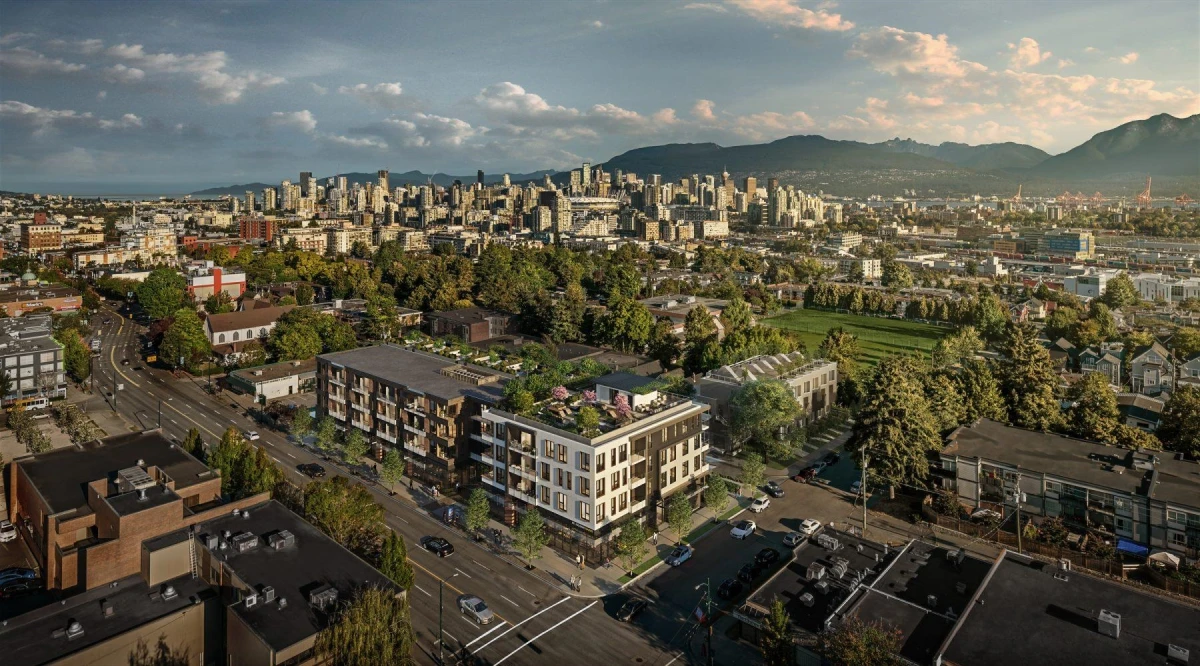 Exterior Rear Photo of 422 2471 St George Street, Vancouver, BC