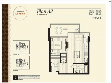 Aerial View of 3506 2311 Beta Avenue, Burnaby, BC