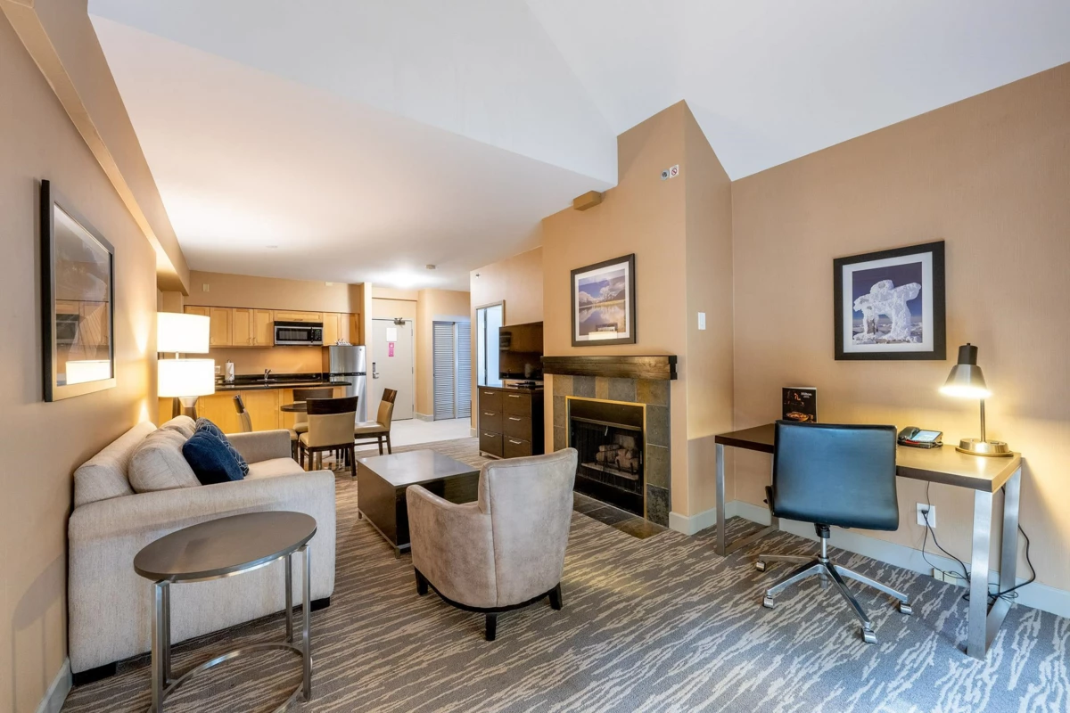 Family Room Photo of 560 4050 Whistler Way, Whistler, BC