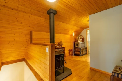 Aerial View of 401 Shopland Road, Galiano Island, BC
