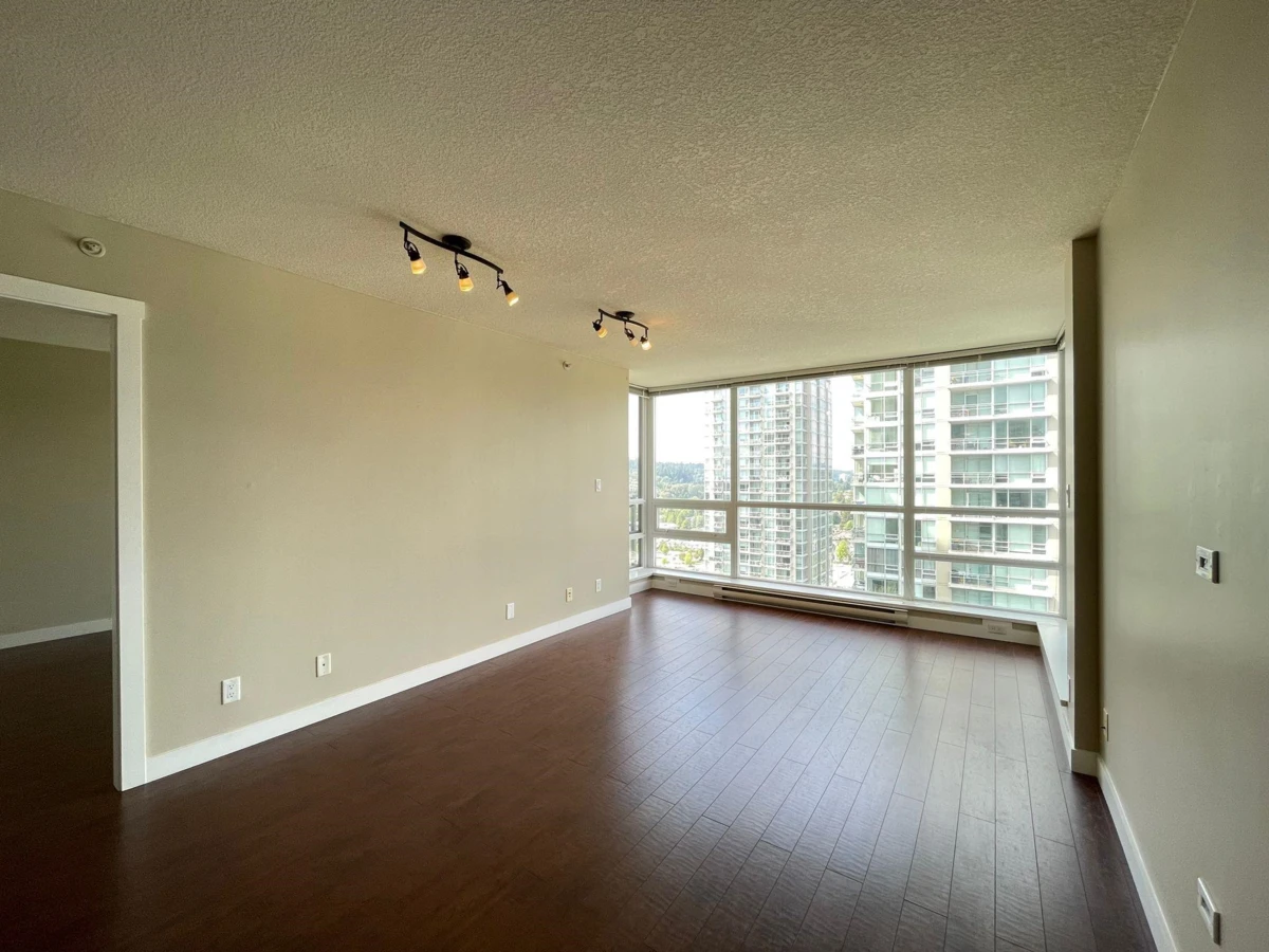 Living Room Photo of 2607 2978 Glen Drive, Coquitlam, BC