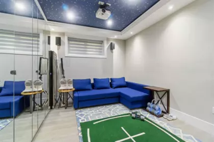 Basement Recreation Room Photo of 3537 W 18th Avenue, Vancouver, BC