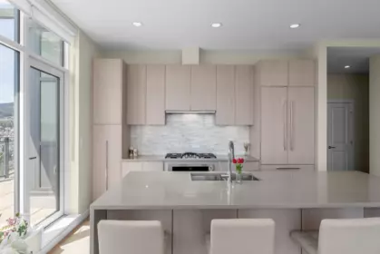 Breakfast Nook Photo of PH4004 1182 Westwood Street, Coquitlam, BC