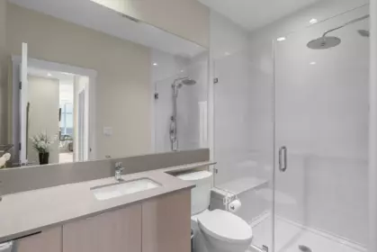 Powder Room Photo of PH4004 1182 Westwood Street, Coquitlam, BC