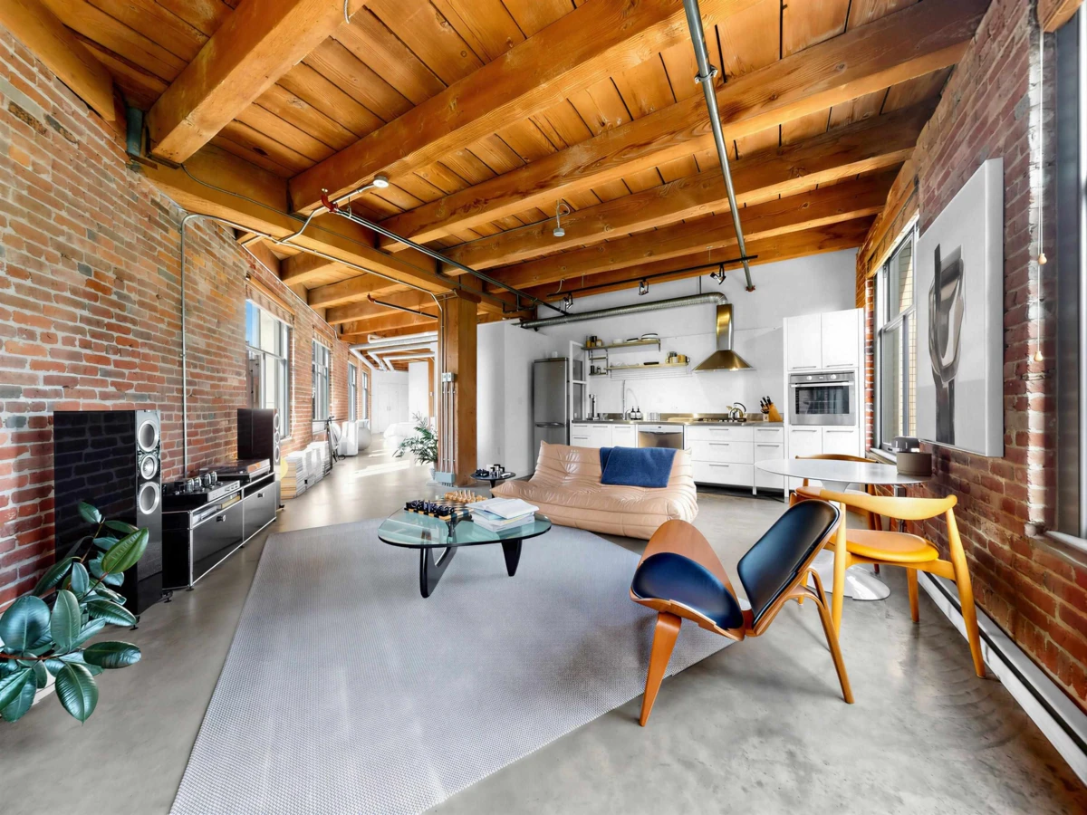 Living Room Photo of 321 55 E Cordova Street, Vancouver, BC