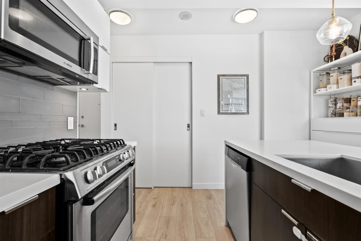 Dining Area Photo of 503 1775 Quebec Street, Vancouver, BC