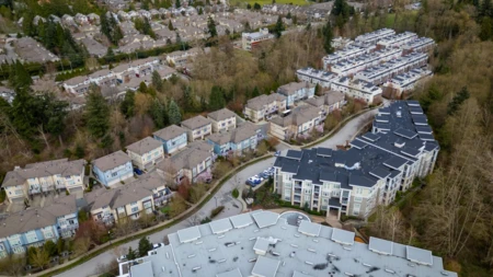 Aerial View of 40 15405 31 Avenue, Surrey, BC