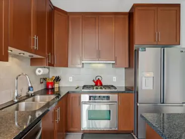 Kitchen Photo of 3301 1189 Melville Street, Vancouver, BC