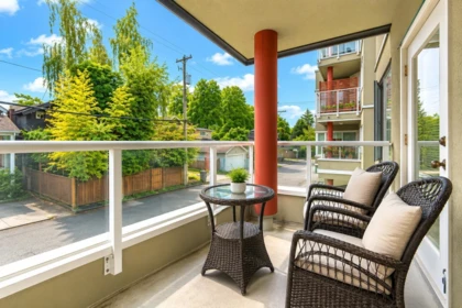 Outdoor Patio Photo of 108 3250 W Broadway, Vancouver, BC