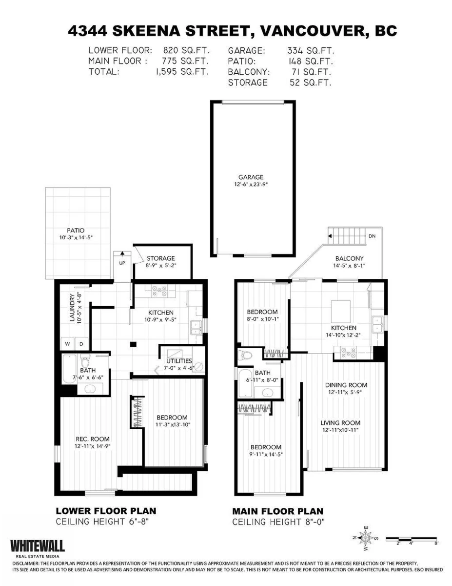 Living Room Photo of 4344 Skeena Street, Vancouver, BC