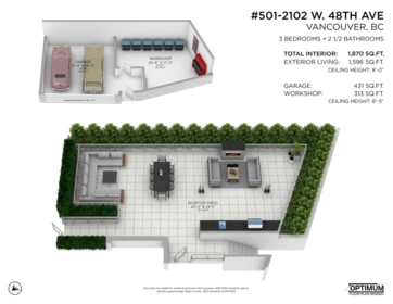 Outdoor Kitchen Photo of 501 2102 W 48th Avenue, Vancouver, BC