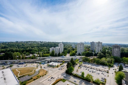 Aerial View of 1510 3833 Evergreen Place, Burnaby, BC