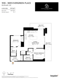 Street View Photo of 1510 3833 Evergreen Place, Burnaby, BC