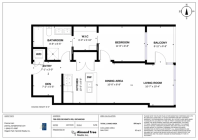 Basement Recreation Room Photo of 706 3333 Sexsmith Road, Richmond, BC