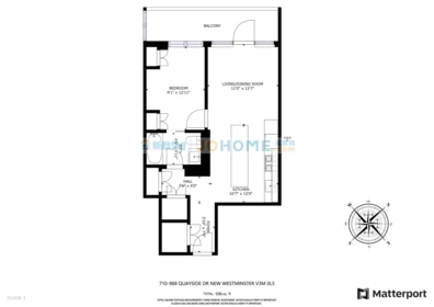 Garage Interior Photo of 710 988 Quayside Drive, New Westminster, BC