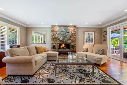 Living Room Photo of 3955 Viewridge Place, West Vancouver, BC