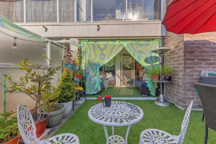 Outdoor Deck Photo of 203 5555 Victoria Drive, Vancouver, BC