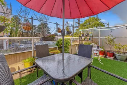 Outdoor Patio Photo of 203 5555 Victoria Drive, Vancouver, BC