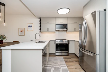 Kitchen Island Photo of 218 1120 Tsatsu Shores Drive, Delta, BC