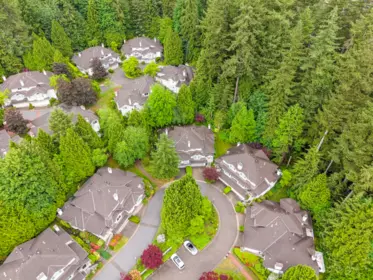 Aerial View of 118 101 Parkside Drive, Port Moody, BC