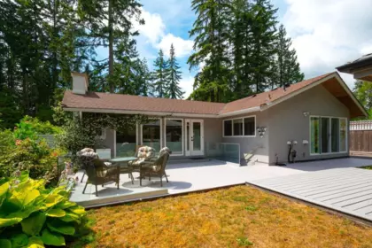 Backyard Photo of 2420 Edgemont Boulevard, North Vancouver, BC