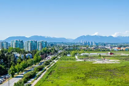 Aerial View of 1201 9171 Ferndale Road, Richmond, BC