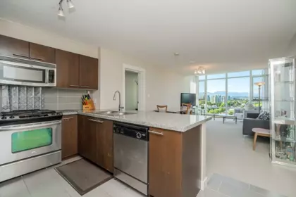Living Room Photo of 1201 9171 Ferndale Road, Richmond, BC