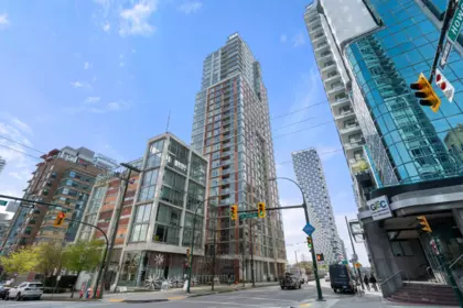 Aerial View of 2501 1351 Continental Street, Vancouver, BC