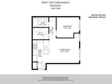 Street View Photo of 2501 1351 Continental Street, Vancouver, BC