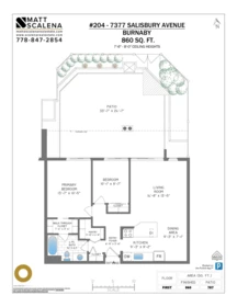 Aerial View of 204 7377 Salisbury Avenue, Burnaby, BC