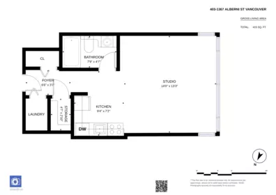 Basement Recreation Room Photo of 403 1367 Alberni Street, Vancouver, BC
