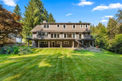 Exterior Rear Photo of 4638 Caulfeild Drive, West Vancouver, BC