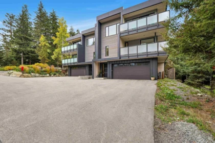 Aerial View of 2242 Aspen Drive, Whistler, BC