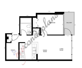 Entry Foyer Photo of 1601 1420 W Georgia Street, Vancouver, BC