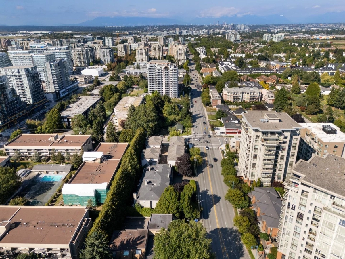 Aerial View of 3 6771 Cooney Road, Richmond, BC