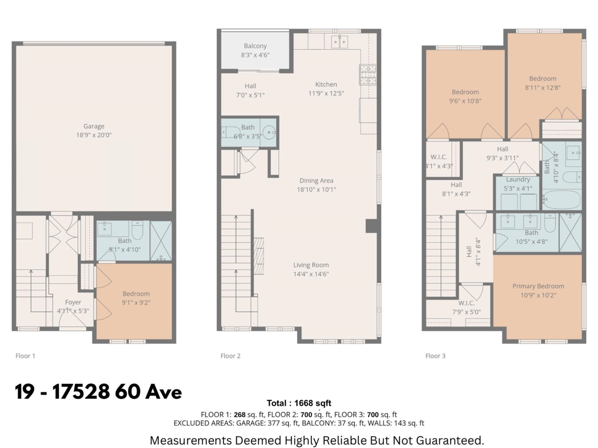 Hallway Photo of 19 17528 60 Avenue, Surrey, BC