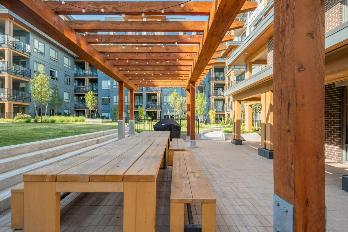 Backyard Photo of 121 721 Anskar Court, Coquitlam, BC