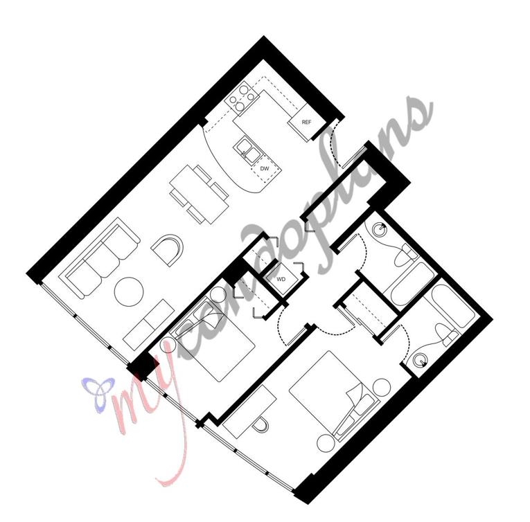 Exterior Rear Photo of 1007 1008 Cambie Street, Vancouver, BC