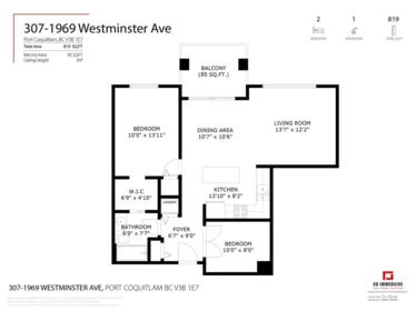 Outdoor Deck Photo of 307 1969 Westminster Avenue, Port Coquitlam, BC