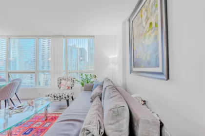 Primary Bedroom Photo of 1204 555 Jervis Street, Vancouver, BC