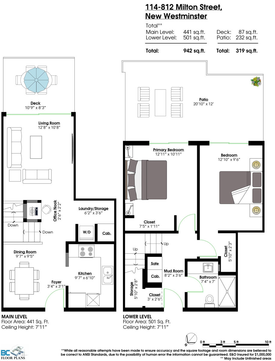 Exterior Rear Photo of 114 812 Milton Street, New Westminster, BC