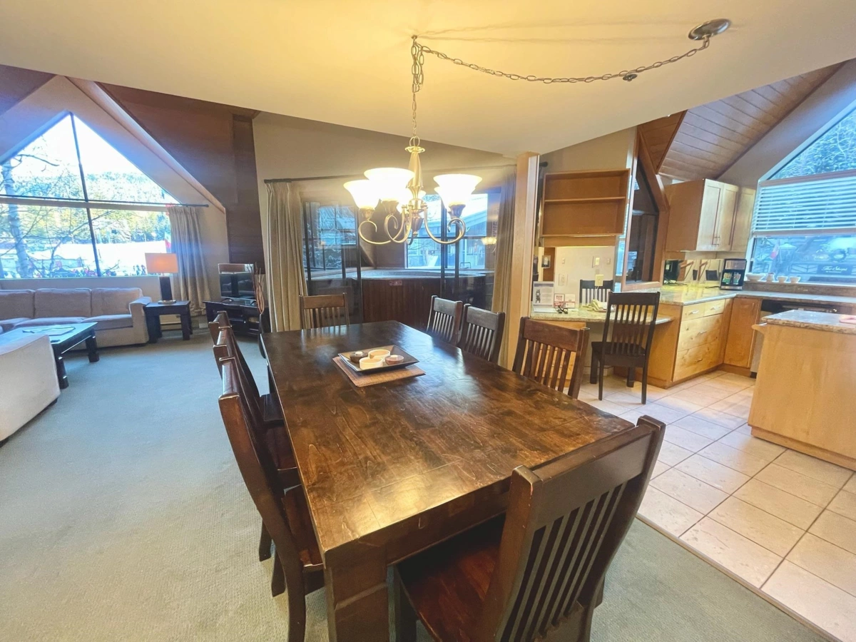 Dining Area Photo of Week 13 4293 Mountain Square, Whistler, BC