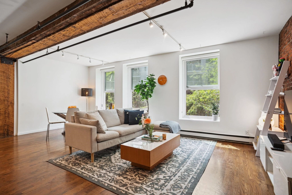 Exterior Rear Photo of 203 150 Alexander Street, Vancouver, BC